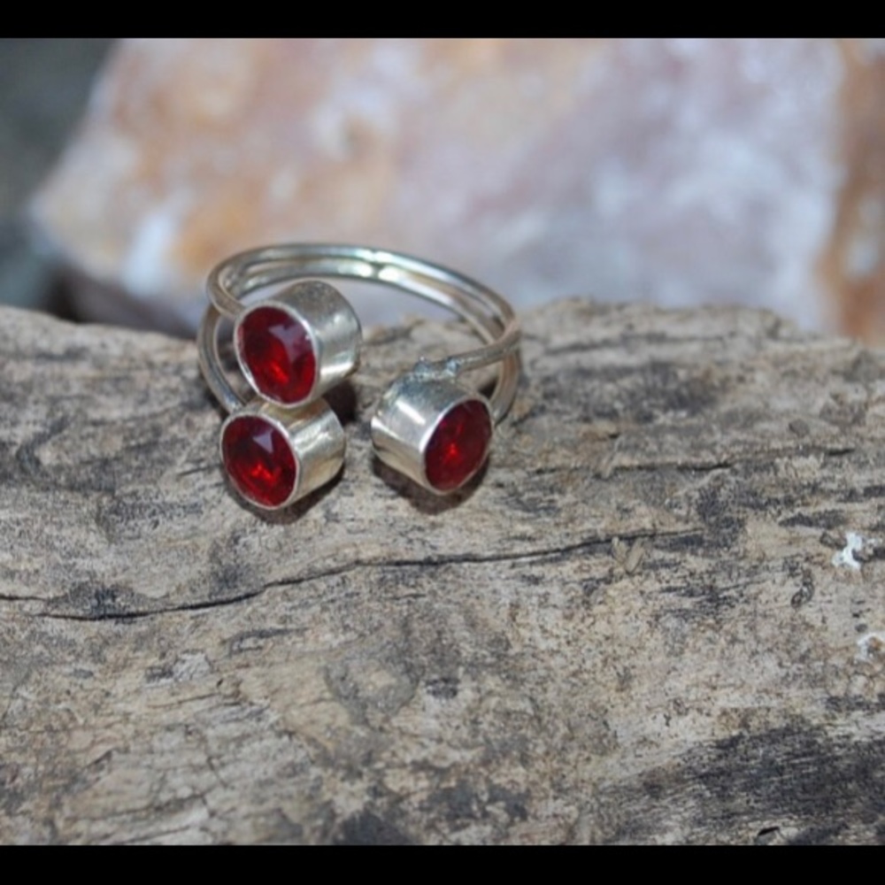 Red Garnet ring